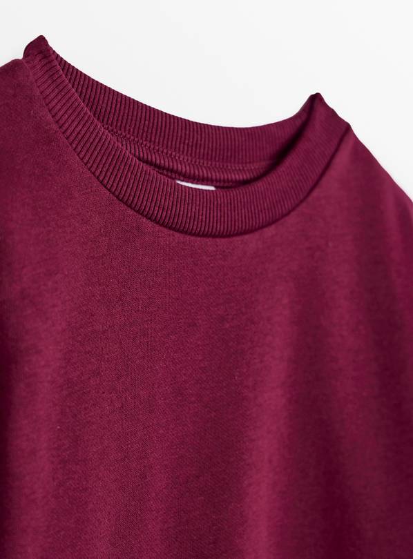 Red crew best sale neck school jumper